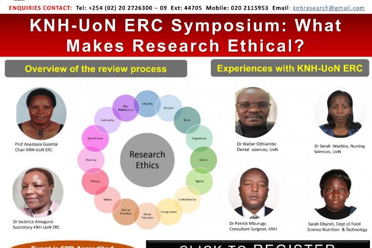 KNH-UoN ERC Symposium: What Makes Research Ethical?